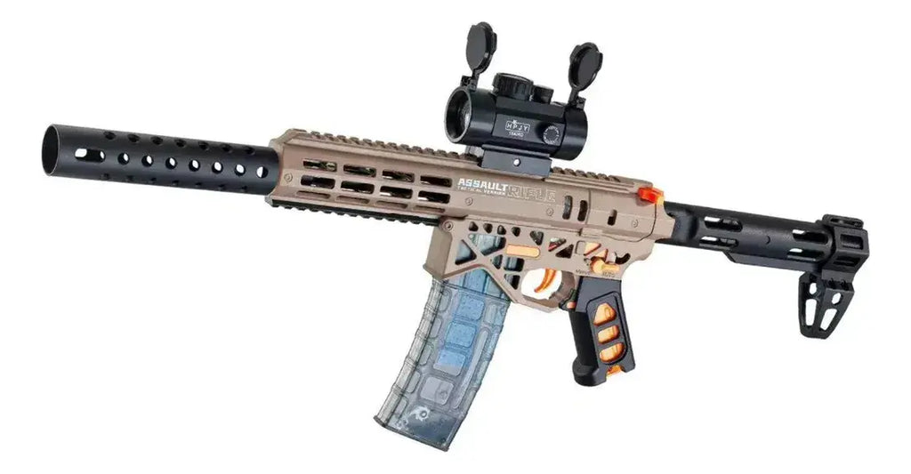 Blaster de juguete de hidrogel MK1 color beige con tubo decorativo desmontable (estética)